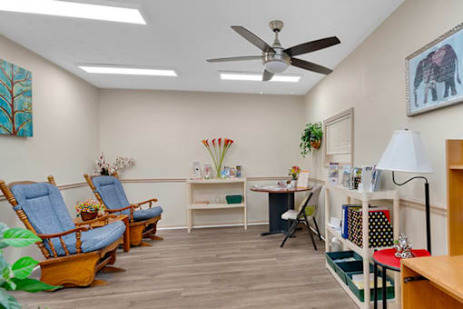 Resident service coordinator office at Briarwood Apartments in Lexington.