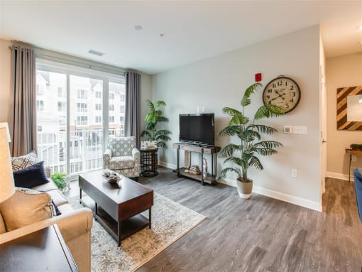 Living Room Interior at Westport Apartments, Virginia