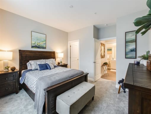 Bedroom With Closet at Westport Apartments, Virginia