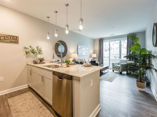 Modern Lighting at Westport Apartments, Norfolk, 23505