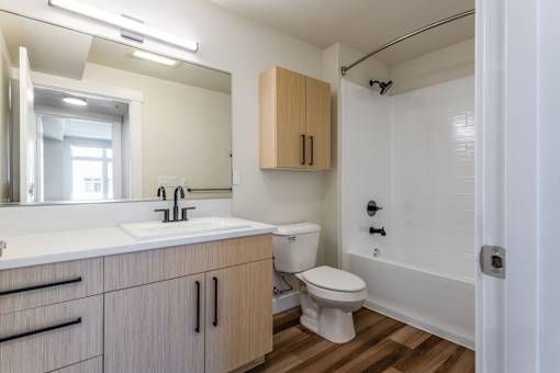 Apartment Bathroom at The Lyric Apartments, Seattle