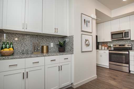 Kitchen at Liberty Square Apartments - Saltlake City, UT Apartments, Saltlake City