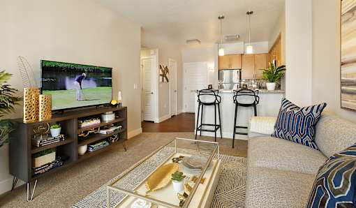 Living Area at Liberty Crest Apartments, Salt Lake City, Utah