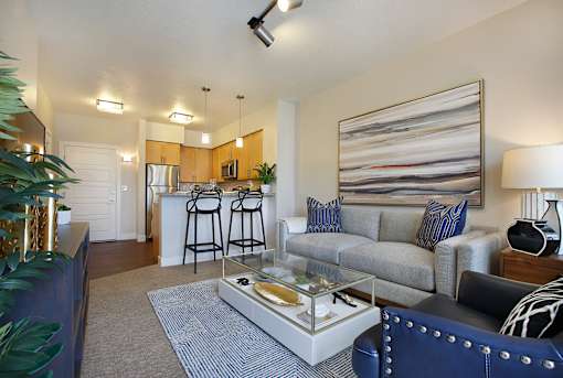 Main Living Room at Liberty Crest Apartments, Salt Lake City