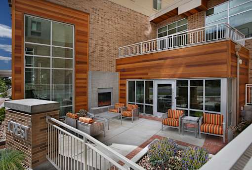 Outdoor Balcony at Liberty Crest Apartments, Salt Lake City, UT