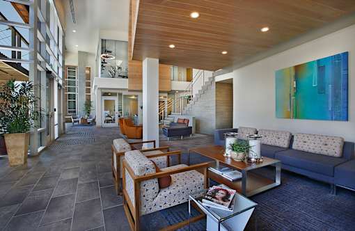 Community Lobby at Liberty Crest Apartments, Utah, 84111