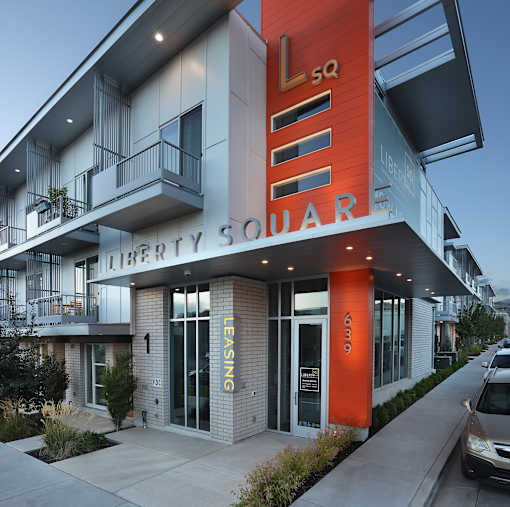 the facade  at Liberty Square Apartments - Saltlake City, UT Apartments, Saltlake City, UT, 84102