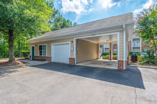 the car care center at Centerville Manor for washing and cleaning cars