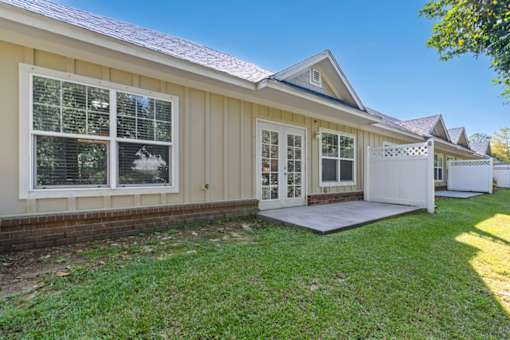 open concept living room patio home Fairhope AL