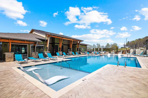 the pool at the resort at governors residence