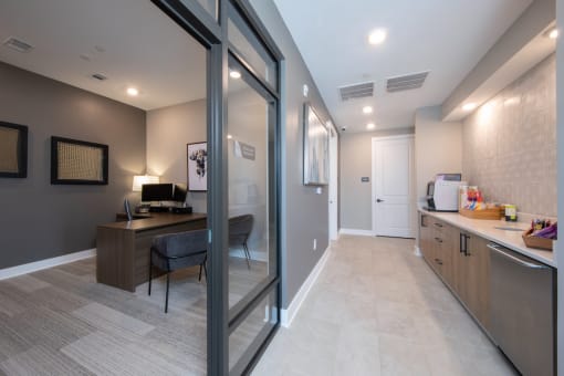 the leasing office at Canopy Park Apartments, Alabama, 35124