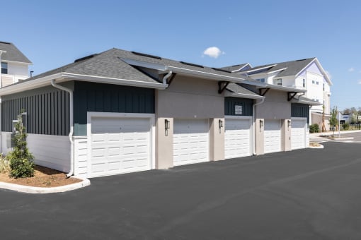 a row of garages available to rent at Lake Nona Concorde