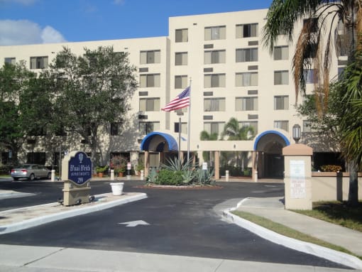 B'nai B'rith I, II, and III Deerfield Apartments in Deerfield Beach, FL entrance
