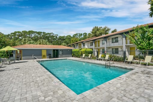 Pool View at The Oasis Apartments, Daytona Beach, 32114