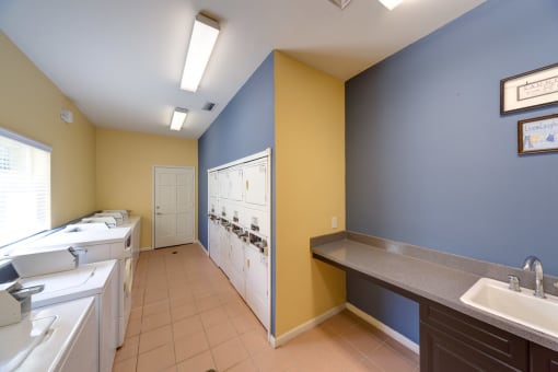 Resident clothing care center