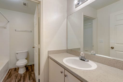 Bathroom with Vanity Lights