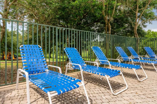 Sundeck Seating in Pool Area