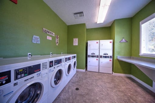 Laundry Facility with Folding Counter