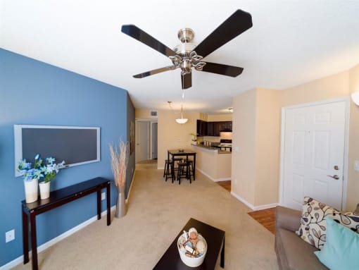 Living Room With Television at Holly Cove Apartments, Florida, 32073