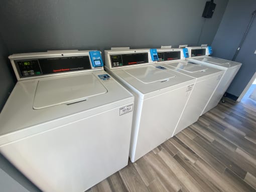 Laundry Center with 4 washers