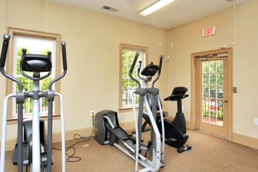 Fitness Center with Exercise Equipment