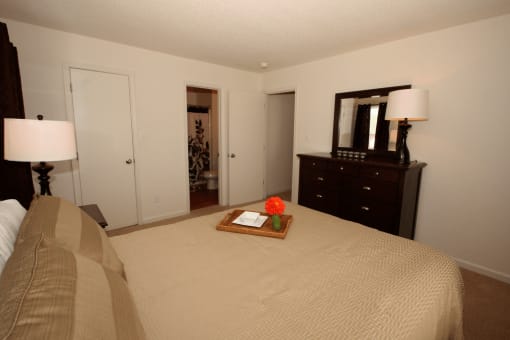 Comfortable Bedroom at River Park Place Apartments, Florida, 32962