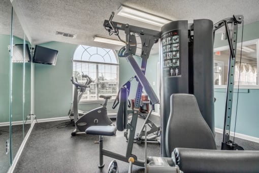 Fitness Center with Exercise Equipment