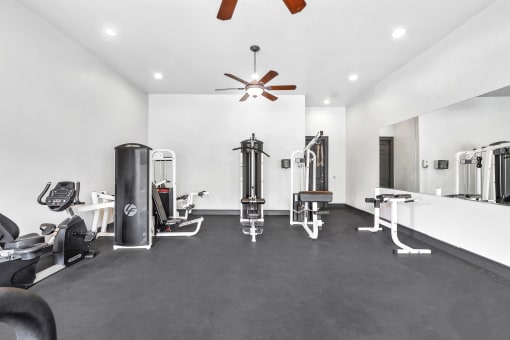 Fitness Center with Exercise Equipment