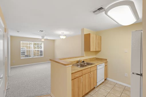 a kitchen with a sink and a dishwasher