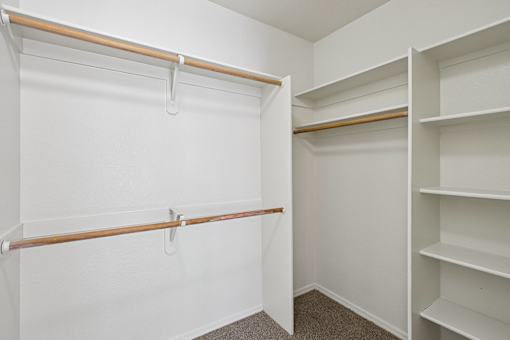 white closet at The Village at Sun Valley Apartments, Arizona