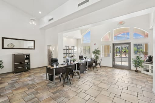 leasing office interior at The Village at Sun Valley Apartments, Mesa, AZ