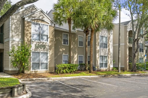 our apartments offer a parking lot