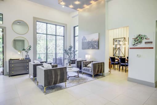 Social Lounge at 3500 Westlake Apartments, Greystar Real Estate, Austin, TX