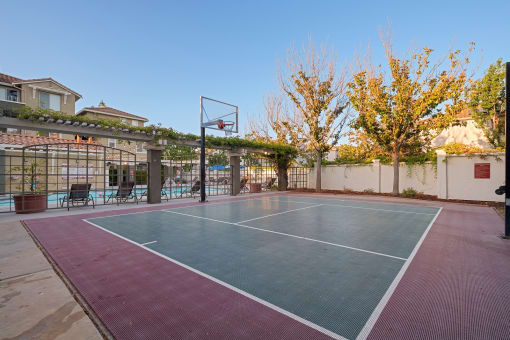 Aviare Cupertino CA Basketball Court