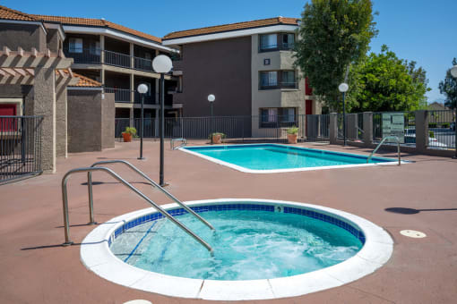 Alder Court Santa Ana, CA Pool and Spa Area