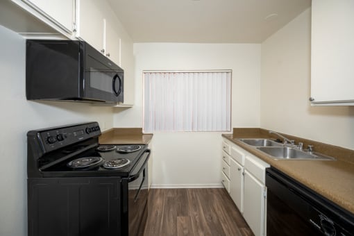 La Serena Rowland Heights, CA One Bedroom Kitchen