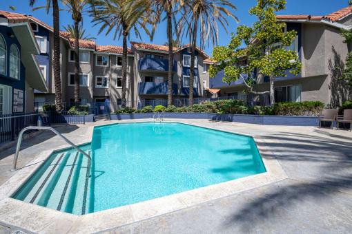 San Tropez Santa Ana, CA Pool Area