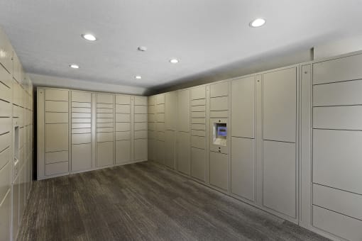 Package Room at Campo Basso Apartment Homes, WA 98087