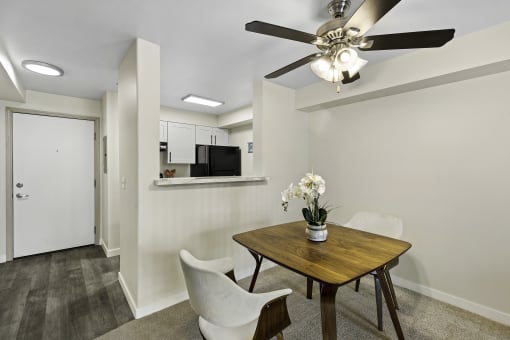 Small dining room   at Camelot Apartment Homes, Washington