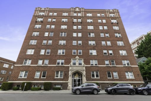 Property Street View of Brick Building at Charbern Apartment Homes, Washington