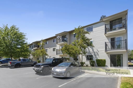 Resident reserved parking lot at Park Edmonds Apartment Homes, Edmonds, 98026