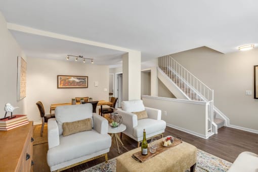 Modern Living Room at Mainstreet Village, Michigan