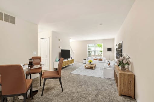 Modern Living Room at Wyndchase, Canton