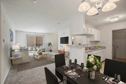 Dinning and Living Room at Summit Creek, Michigan