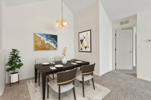 Dining Area at Summit Creek, Canton, Michigan
