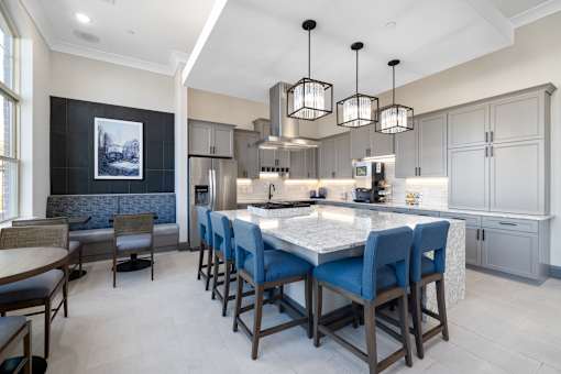 Clubhouse Demonstration Kitchen  at Griffin Weston, Cary