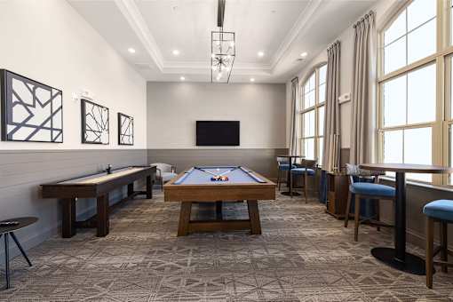 Billiards room at Griffin Weston, Cary