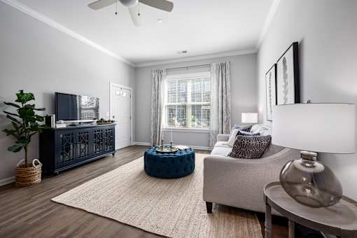 The Edwards Living Area at Griffin Weston, North Carolina, 27513