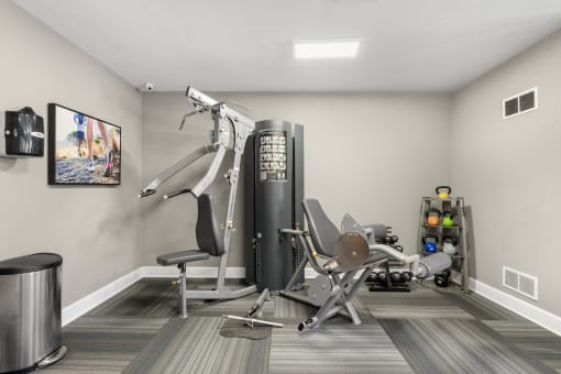 Gym at Amberly Apartments, West Bloomfield, 48322
