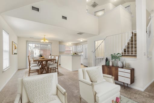Fairfax dining and living at Mainstreet Village, Novi, MI, 48375